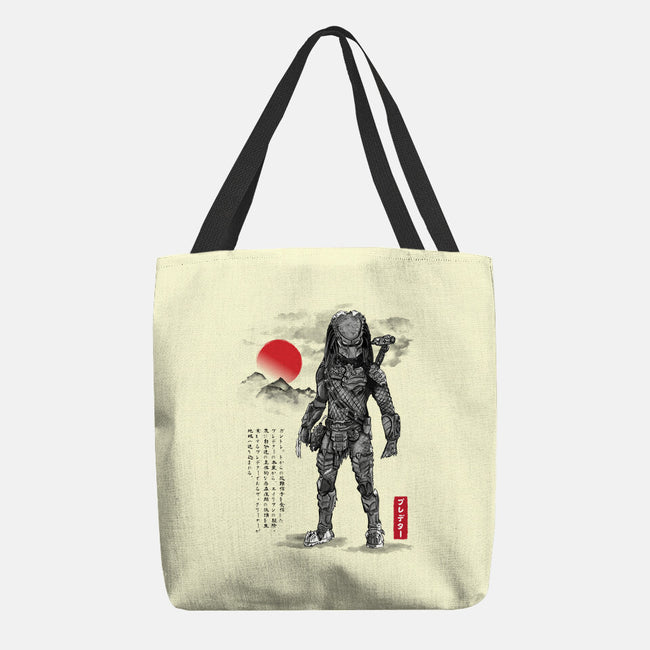 Wolf Predator Sumi-e-None-Basic Tote-Bag-DrMonekers