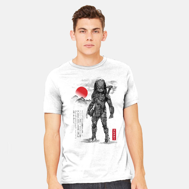 Wolf Predator Sumi-e-Mens-Heavyweight-Tee-DrMonekers