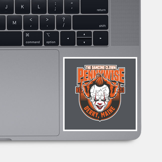 The Dancing Clown Penny-None-Glossy-Sticker-CarloJ1956