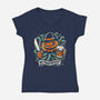 The Great Pumpkin Kraken-Womens-V-Neck-Tee-Trendsdk