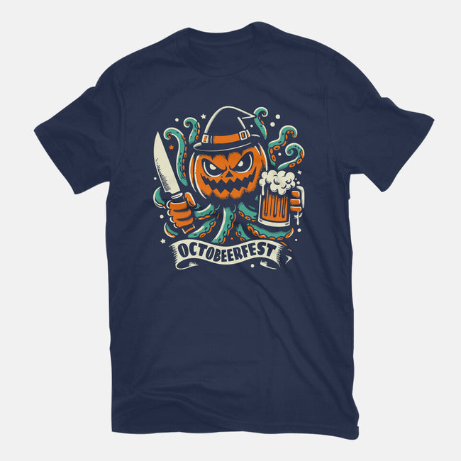 The Great Pumpkin Kraken-Womens-Basic-Tee-Trendsdk