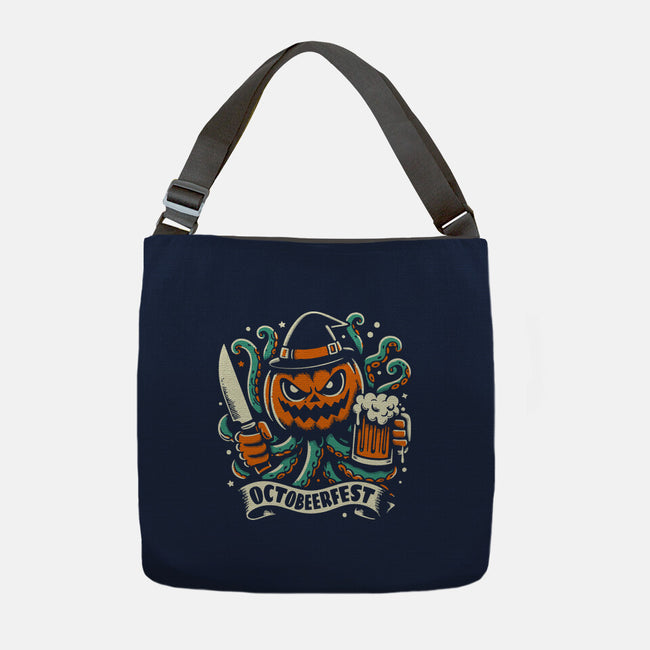The Great Pumpkin Kraken-None-Adjustable Tote-Bag-Trendsdk