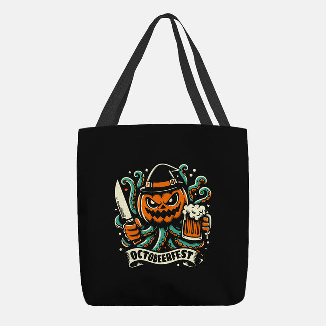 The Great Pumpkin Kraken-None-Basic Tote-Bag-Trendsdk