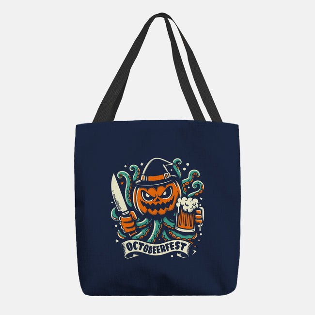 The Great Pumpkin Kraken-None-Basic Tote-Bag-Trendsdk