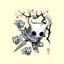 Little Ghost Sumi-E-None-Drawstring-Bag-Astrobot Invention
