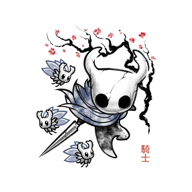 Little Ghost Sumi-E-Womens-Basic-Tee-Astrobot Invention