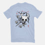 Little Ghost Sumi-E-Womens-Basic-Tee-Astrobot Invention