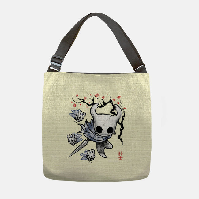 Little Ghost Sumi-E-None-Adjustable Tote-Bag-Astrobot Invention