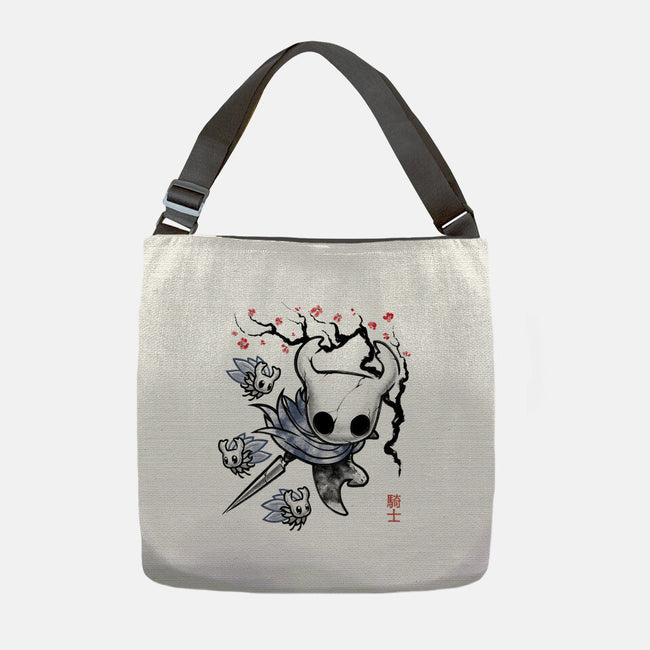 Little Ghost Sumi-E-None-Adjustable Tote-Bag-Astrobot Invention