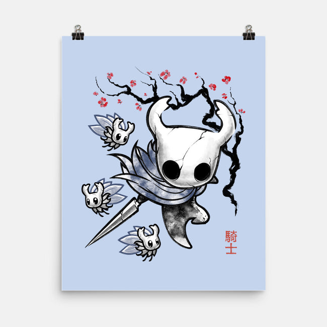 Little Ghost Sumi-E-None-Matte-Poster-Astrobot Invention
