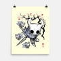 Little Ghost Sumi-E-None-Matte-Poster-Astrobot Invention
