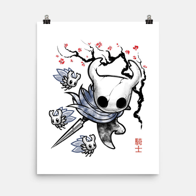 Little Ghost Sumi-E-None-Matte-Poster-Astrobot Invention