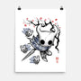 Little Ghost Sumi-E-None-Matte-Poster-Astrobot Invention