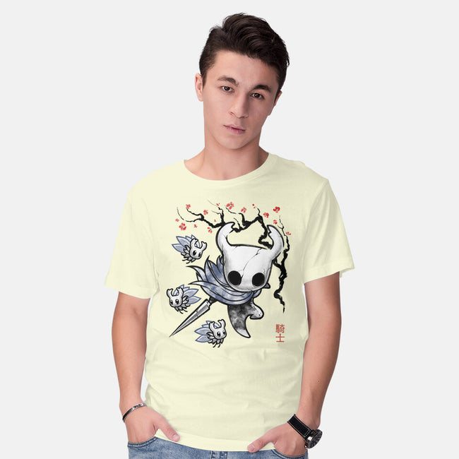 Little Ghost Sumi-E-Mens-Basic-Tee-Astrobot Invention
