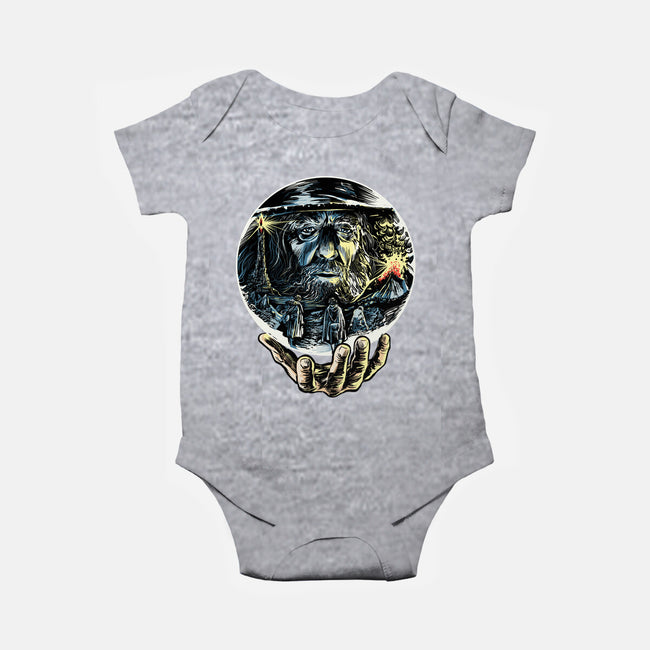 Visions Of The Dark Lord-Baby-Basic-Onesie-zascanauta