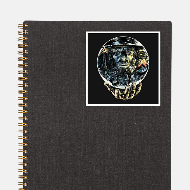 Visions Of The Dark Lord-None-Glossy-Sticker-zascanauta