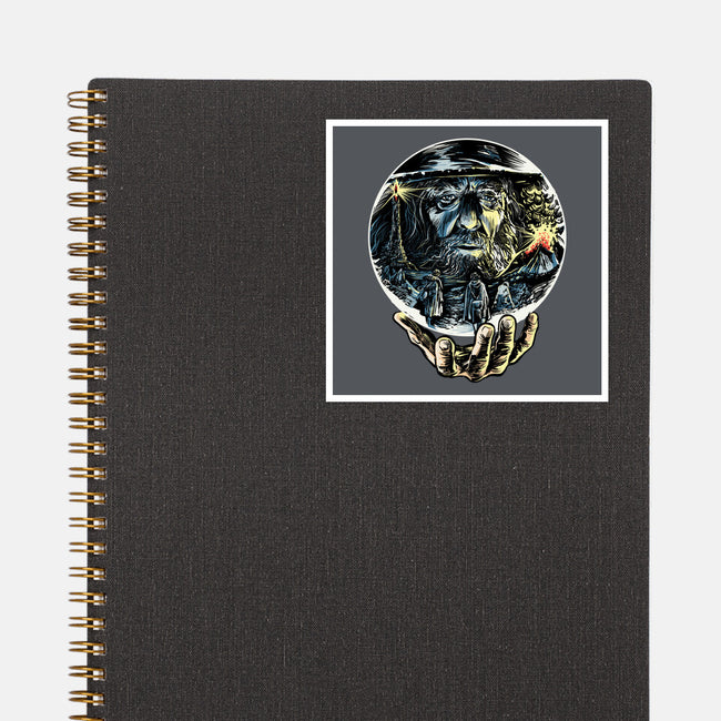 Visions Of The Dark Lord-None-Glossy-Sticker-zascanauta