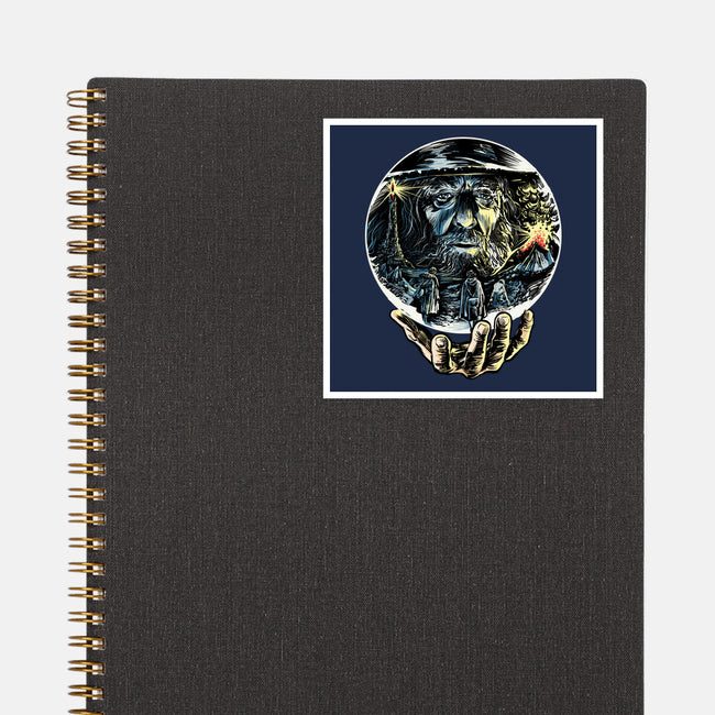 Visions Of The Dark Lord-None-Glossy-Sticker-zascanauta