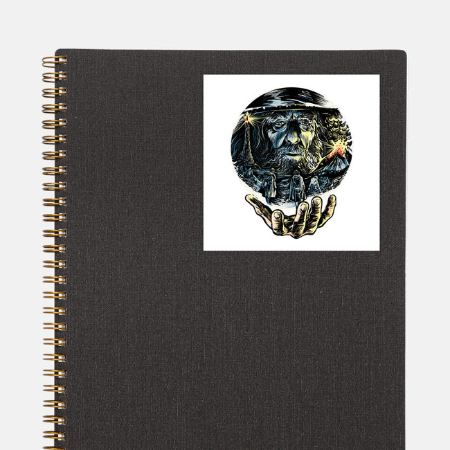 Visions Of The Dark Lord-None-Glossy-Sticker-zascanauta