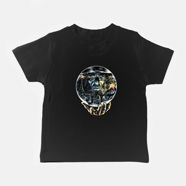 Visions Of The Dark Lord-Baby-Basic-Tee-zascanauta