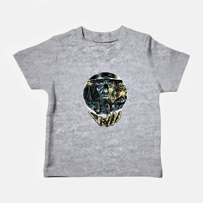 Visions Of The Dark Lord-Baby-Basic-Tee-zascanauta