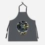 Visions Of The Dark Lord-Unisex-Kitchen-Apron-zascanauta