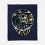 Visions Of The Dark Lord-None-Fleece-Blanket-zascanauta
