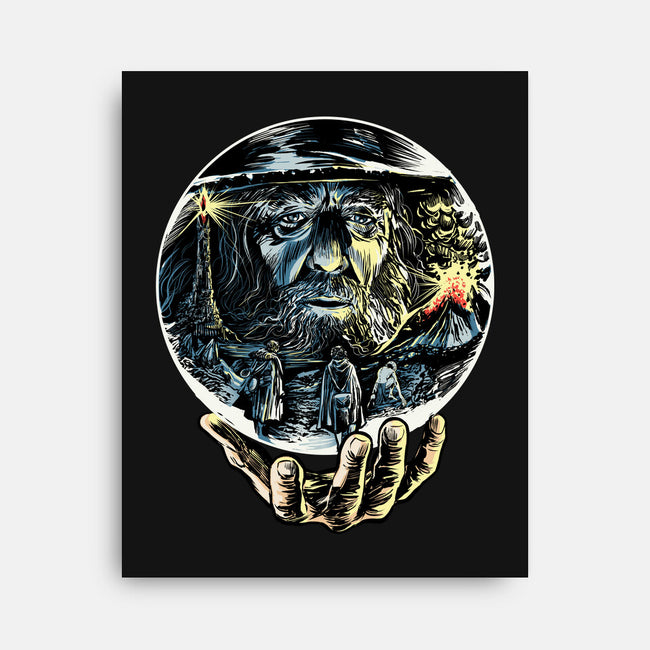 Visions Of The Dark Lord-None-Stretched-Canvas-zascanauta