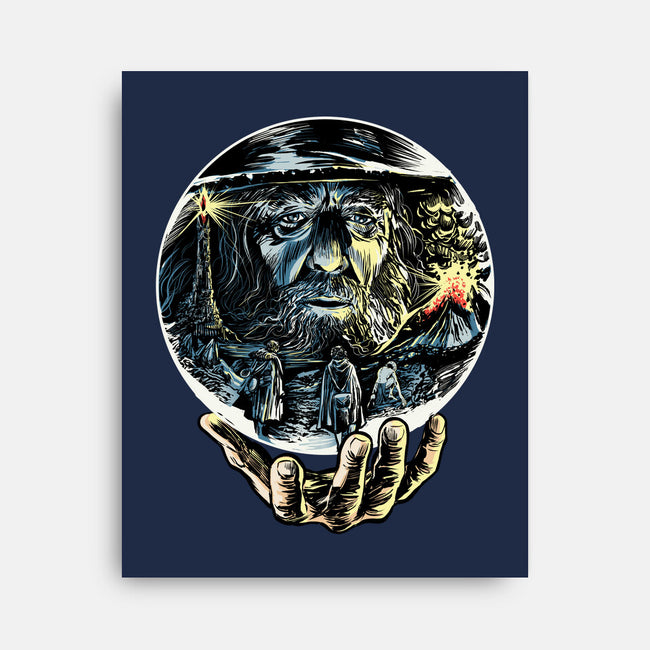 Visions Of The Dark Lord-None-Stretched-Canvas-zascanauta