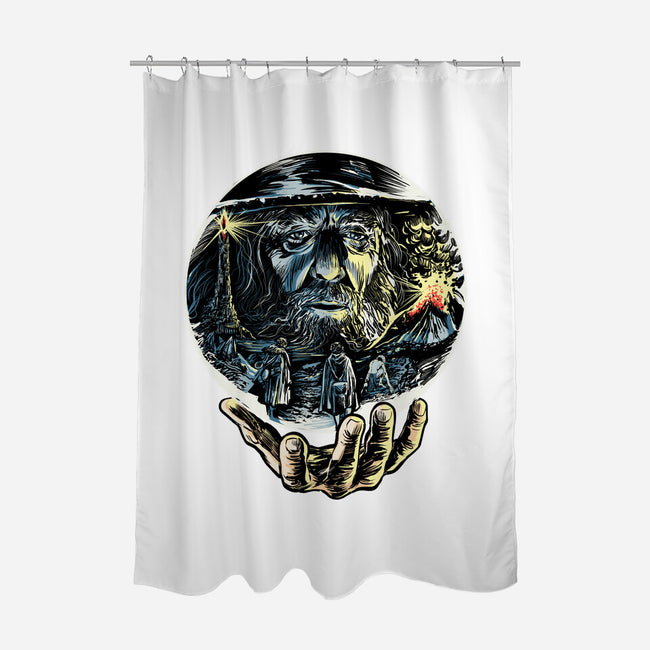 Visions Of The Dark Lord-None-Polyester-Shower Curtain-zascanauta