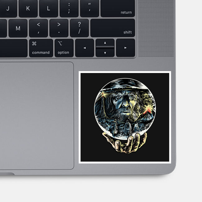 Visions Of The Dark Lord-None-Glossy-Sticker-zascanauta