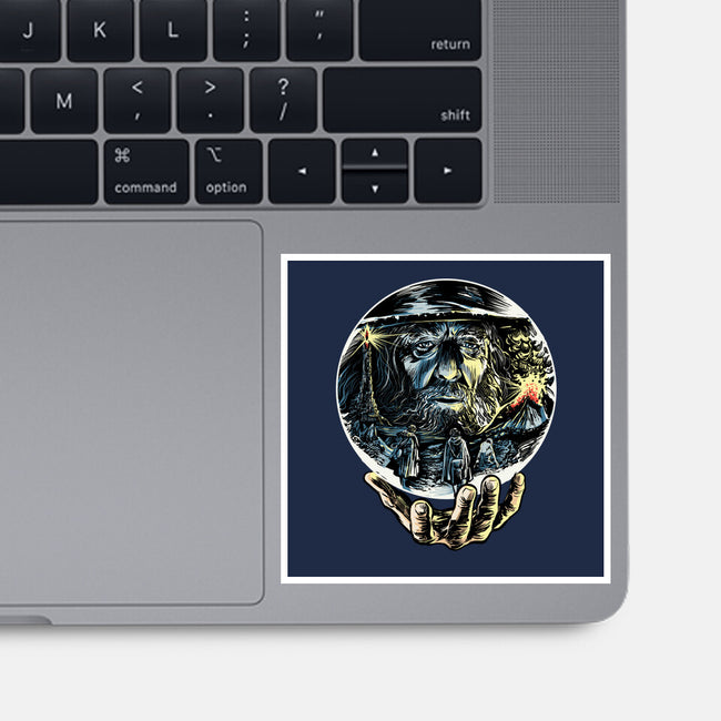 Visions Of The Dark Lord-None-Glossy-Sticker-zascanauta