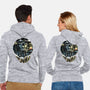 Visions Of The Dark Lord-Unisex-Zip-Up-Sweatshirt-zascanauta