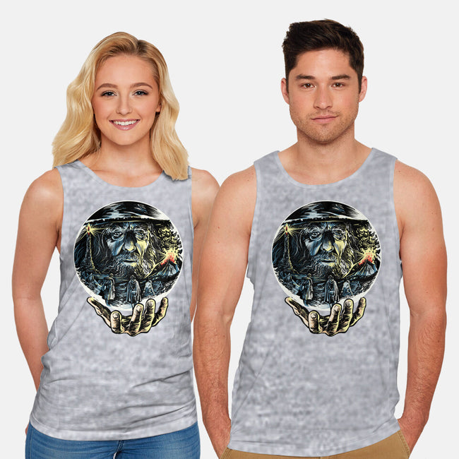 Visions Of The Dark Lord-Unisex-Basic-Tank-zascanauta
