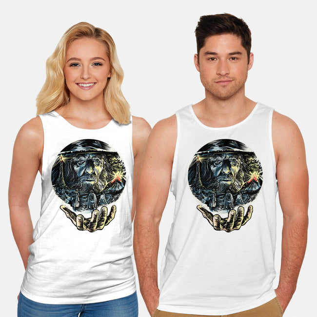 Visions Of The Dark Lord-Unisex-Basic-Tank-zascanauta