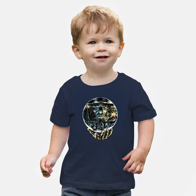 Visions Of The Dark Lord-Baby-Basic-Tee-zascanauta