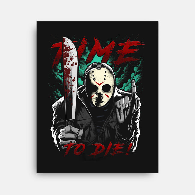 Time To Die-None-Stretched-Canvas-Diego Oliver