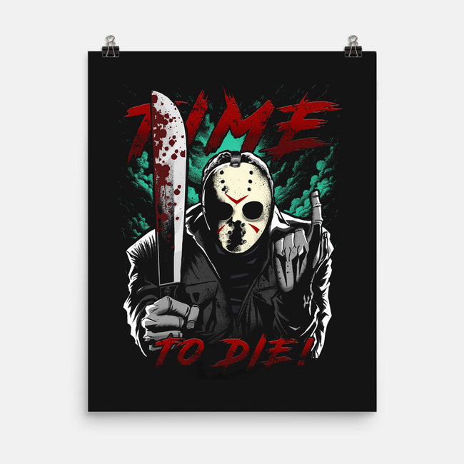 Time To Die-None-Matte-Poster-Diego Oliver