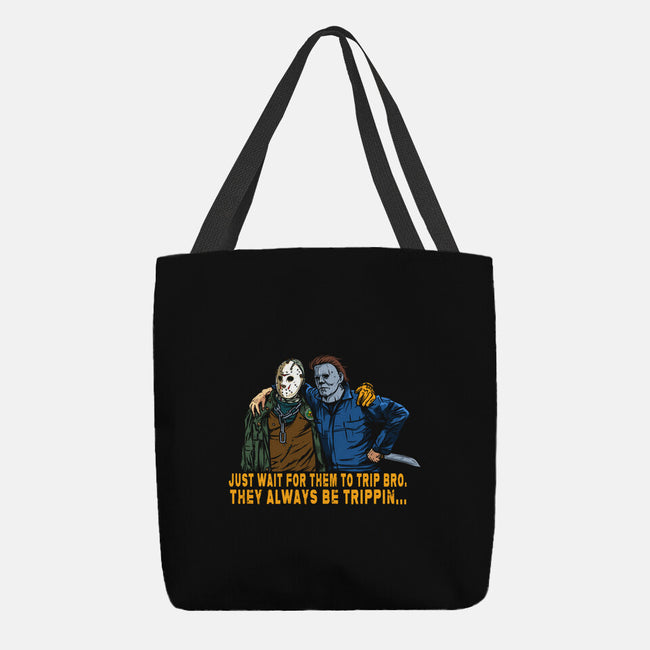 They Be Trippin-None-Basic Tote-Bag-AndreusD