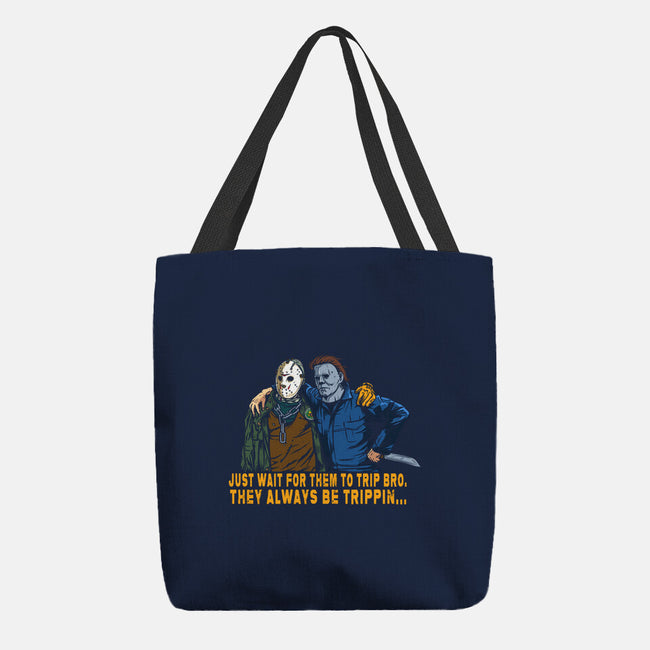 They Be Trippin-None-Basic Tote-Bag-AndreusD