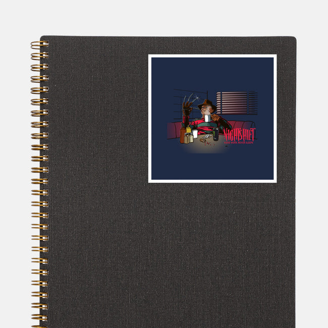 Hard Work Never Sleeps-None-Glossy-Sticker-AndreusD