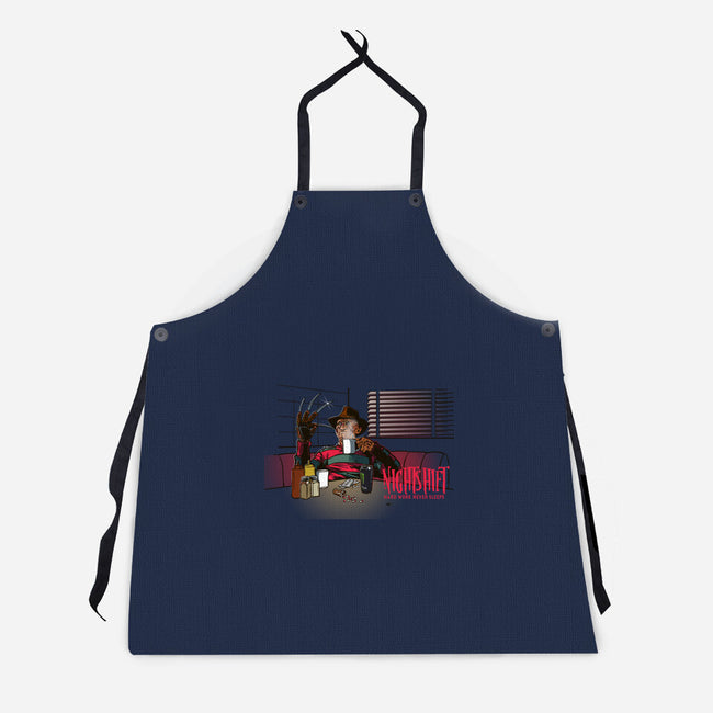 Hard Work Never Sleeps-Unisex-Kitchen-Apron-AndreusD