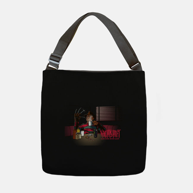 Hard Work Never Sleeps-None-Adjustable Tote-Bag-AndreusD