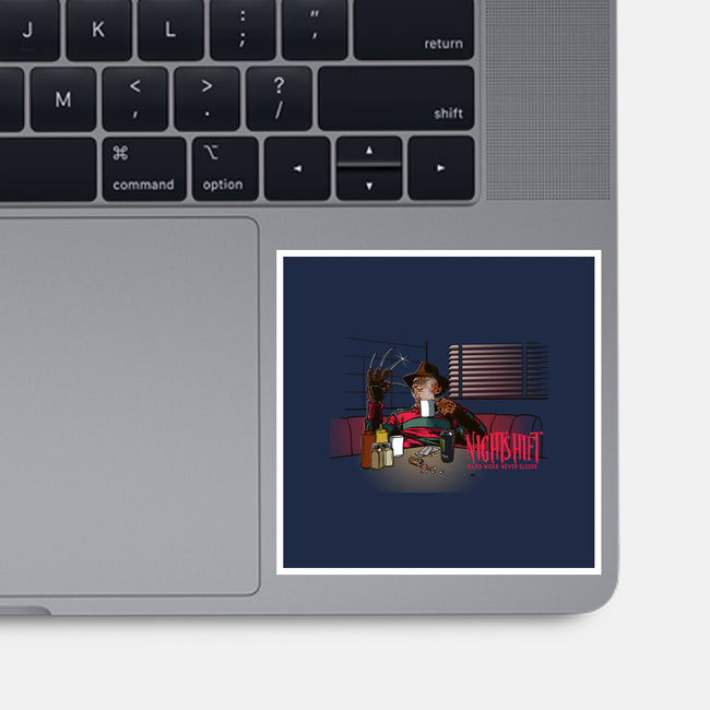 Hard Work Never Sleeps-None-Glossy-Sticker-AndreusD