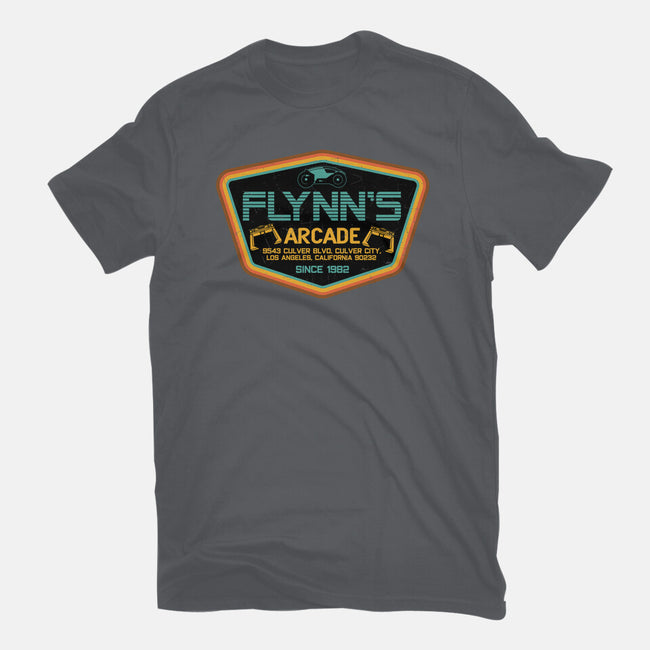Flynn's Arcade Since 1982-Womens-Basic-Tee-CarloJ1956