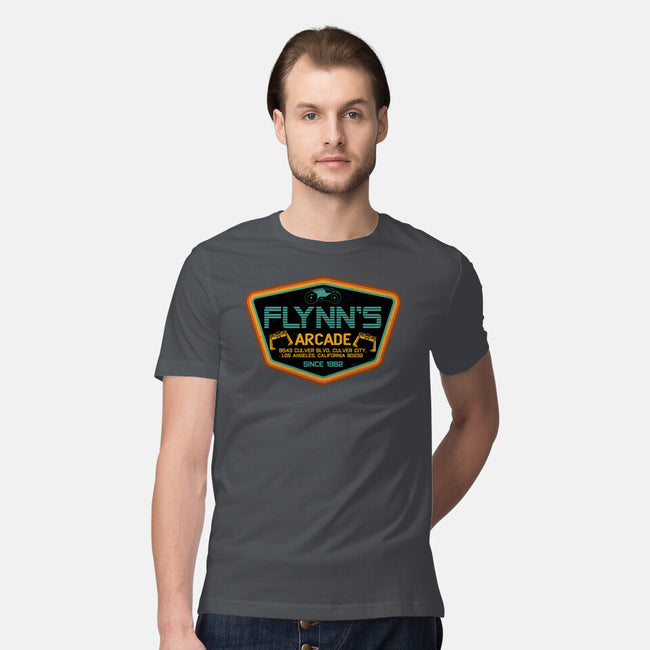 Flynn's Arcade Since 1982-Mens-Premium-Tee-CarloJ1956