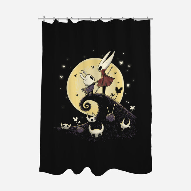 Knightmare-None-Polyester-Shower Curtain-retrodivision