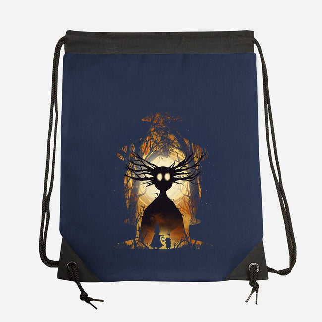 Into The Unknown Wall-None-Drawstring-Bag-dandingeroz