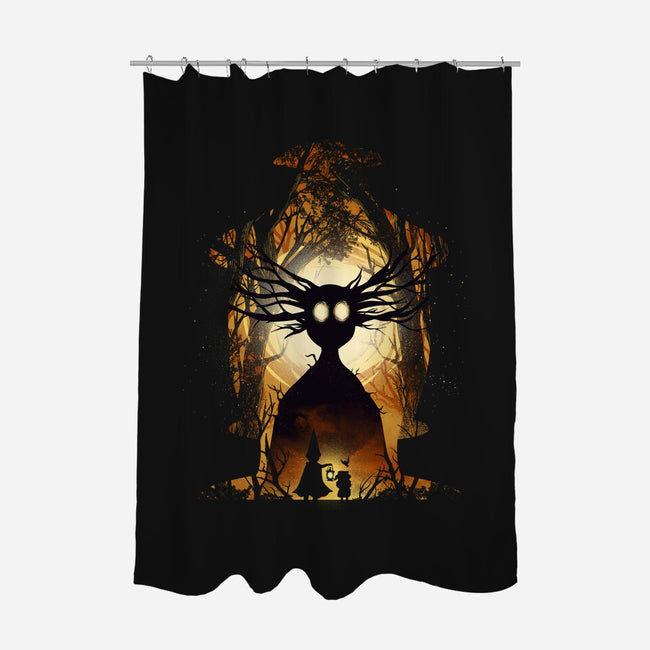 Into The Unknown Wall-None-Polyester-Shower Curtain-dandingeroz