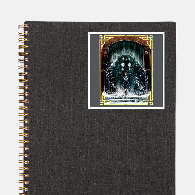 The Protector Under The Sea-None-Glossy-Sticker-zascanauta